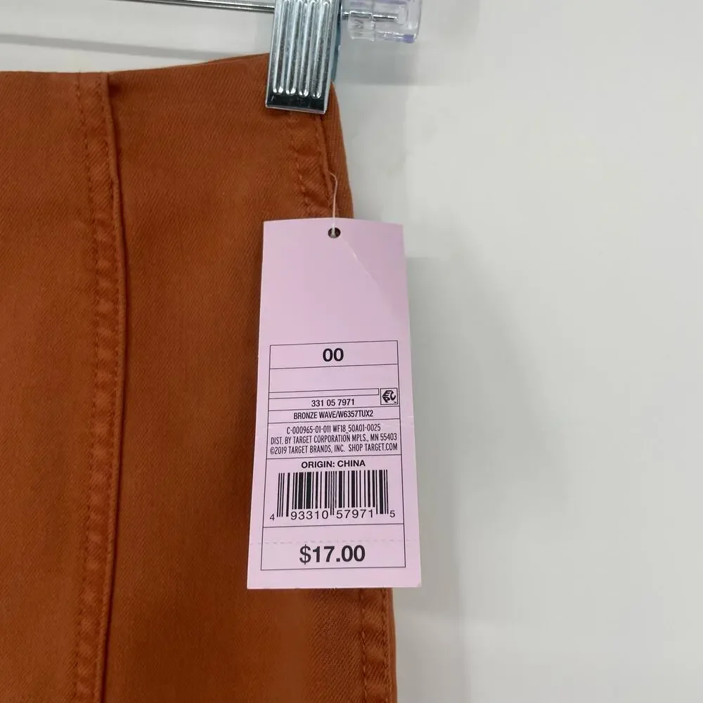 Wild Fable Brown A-Line Mini Skirt Size 00